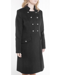 Пальто из шерсти, цвет: Чёрный - купить за 10800 в магазине - Гипермаркет меха