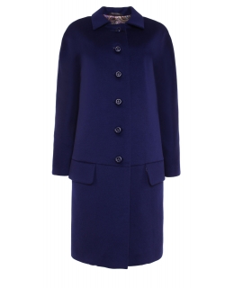 Пальто из шерсти, цвет: Синий - купить за 18000 в магазине - Гипермаркет меха