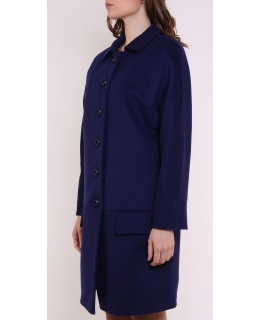 Пальто из шерсти, цвет: Синий - купить за 18000 в магазине - Гипермаркет меха