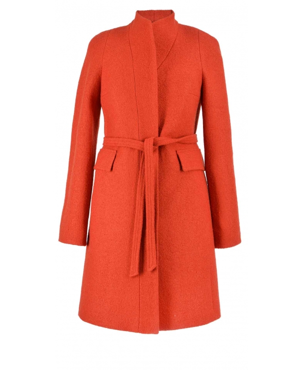 Пальто из шерсти, цвет: Терра - купить за 12000 в магазине - Гипермаркет меха
