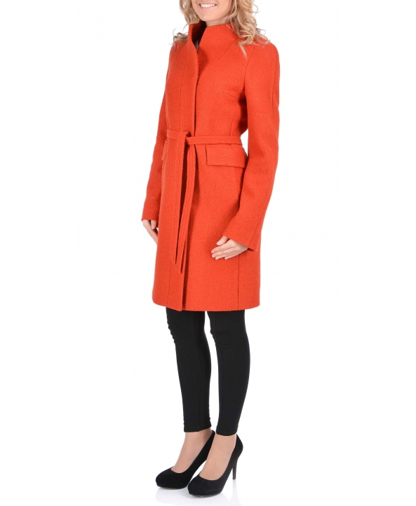 Пальто из шерсти, цвет: Терра - купить за 12000 в магазине - Гипермаркет меха