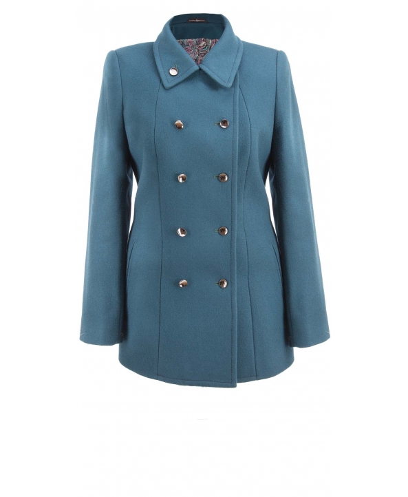 Пальто из шерсти, цвет: Малахит - купить за 8100 в магазине - Гипермаркет меха