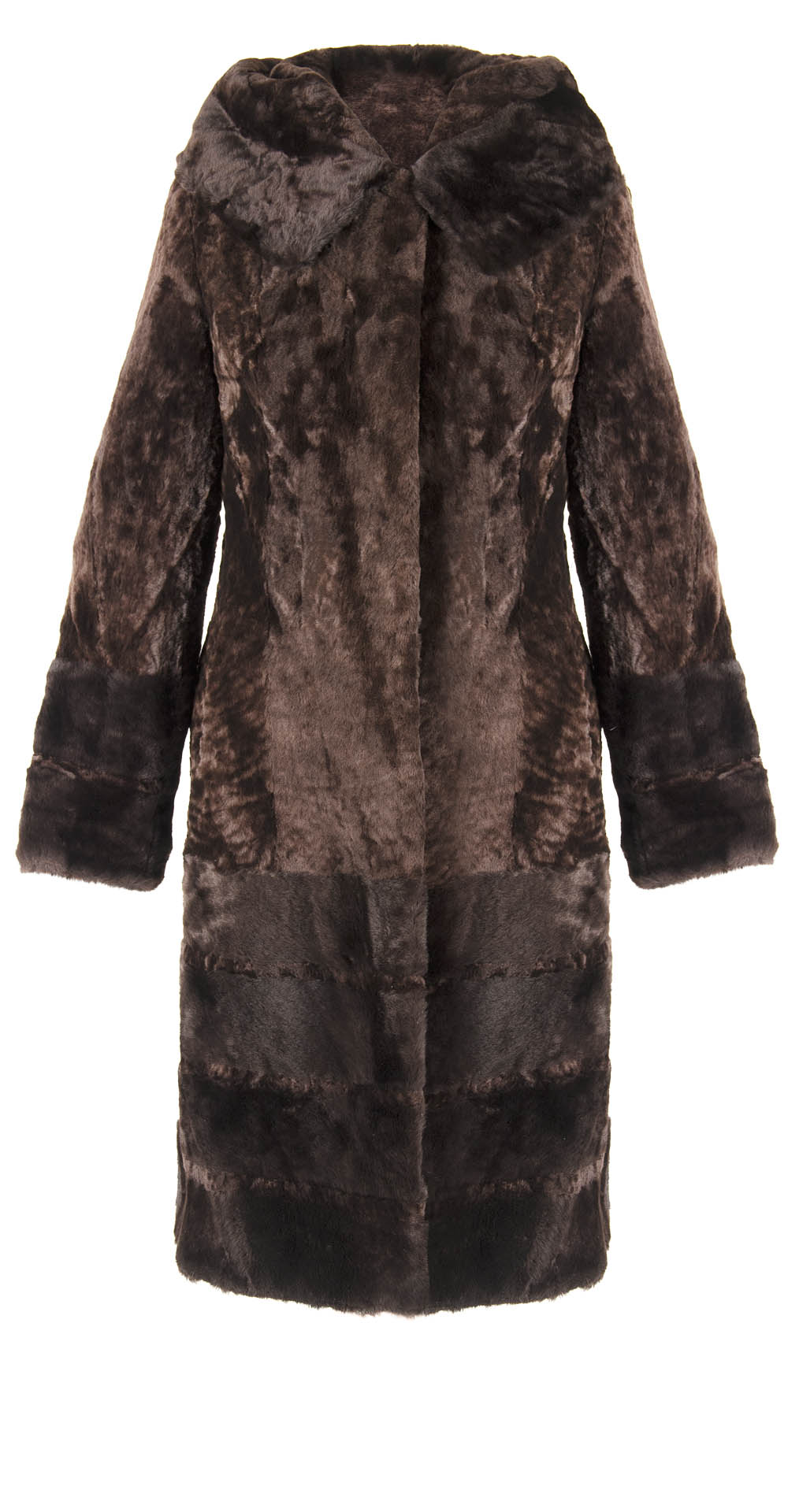 Пальто из мутона, цвет: Шоколад - купить за 32000 в магазине - Гипермаркет меха