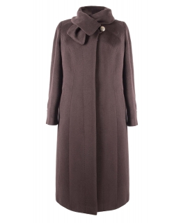 Пальто из шерсти, цвет: Тёмный шоколад - купить за 12100 в магазине - Гипермаркет меха