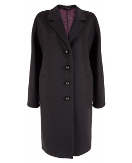 Пальто из шерсти, цвет: Чёрный пресс - купить за 16000 в магазине - Гипермаркет меха