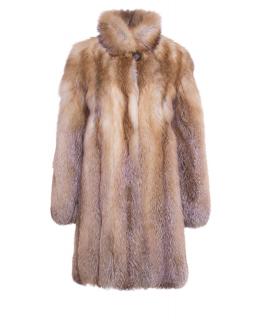 Пальто из меха лисы, цвет: Красный (Лисица) - купить за 211200 в магазине - Гипермаркет меха