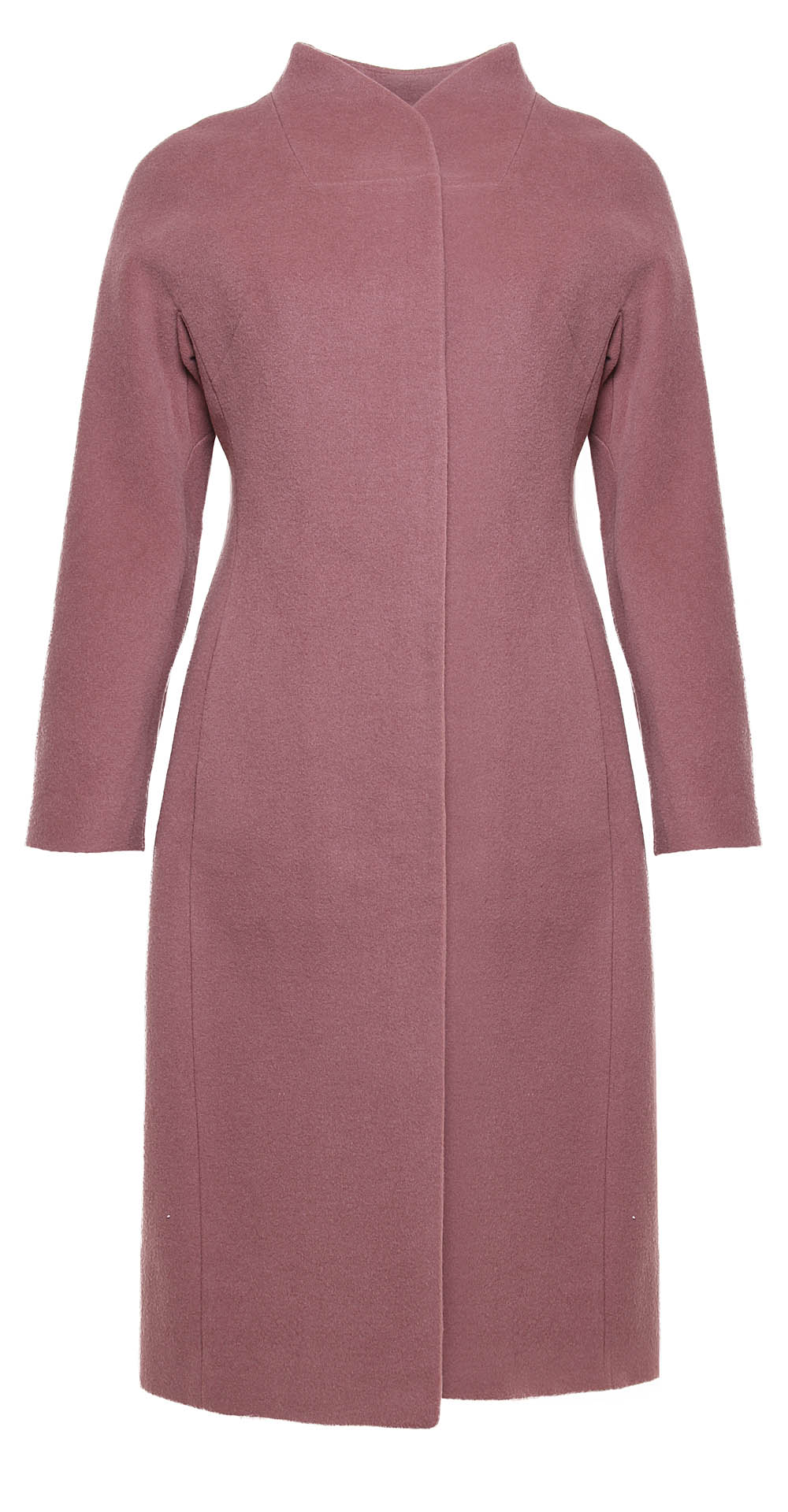 Пальто из шерсти, цвет: Тёмно-розовый - купить за 11300 в магазине - Гипермаркет меха
