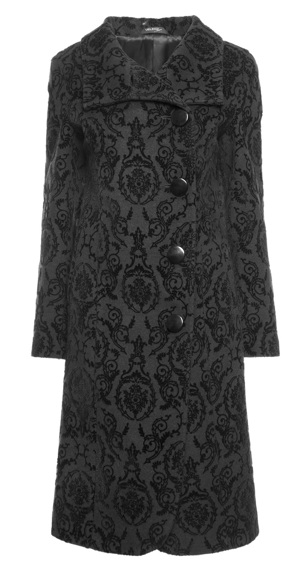Пальто из шерсти, цвет: Чёрный - купить за 20400 в магазине - Гипермаркет меха