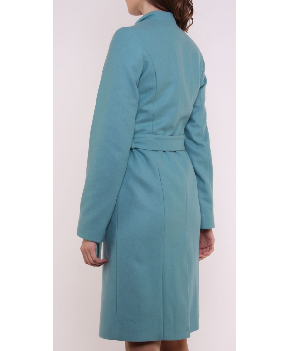 Пальто из шерсти, цвет: Мятный - купить за 9900 в магазине - Гипермаркет меха