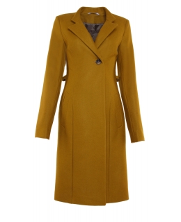 Пальто из шерсти, цвет: Табак - купить за 9900 в магазине - Гипермаркет меха