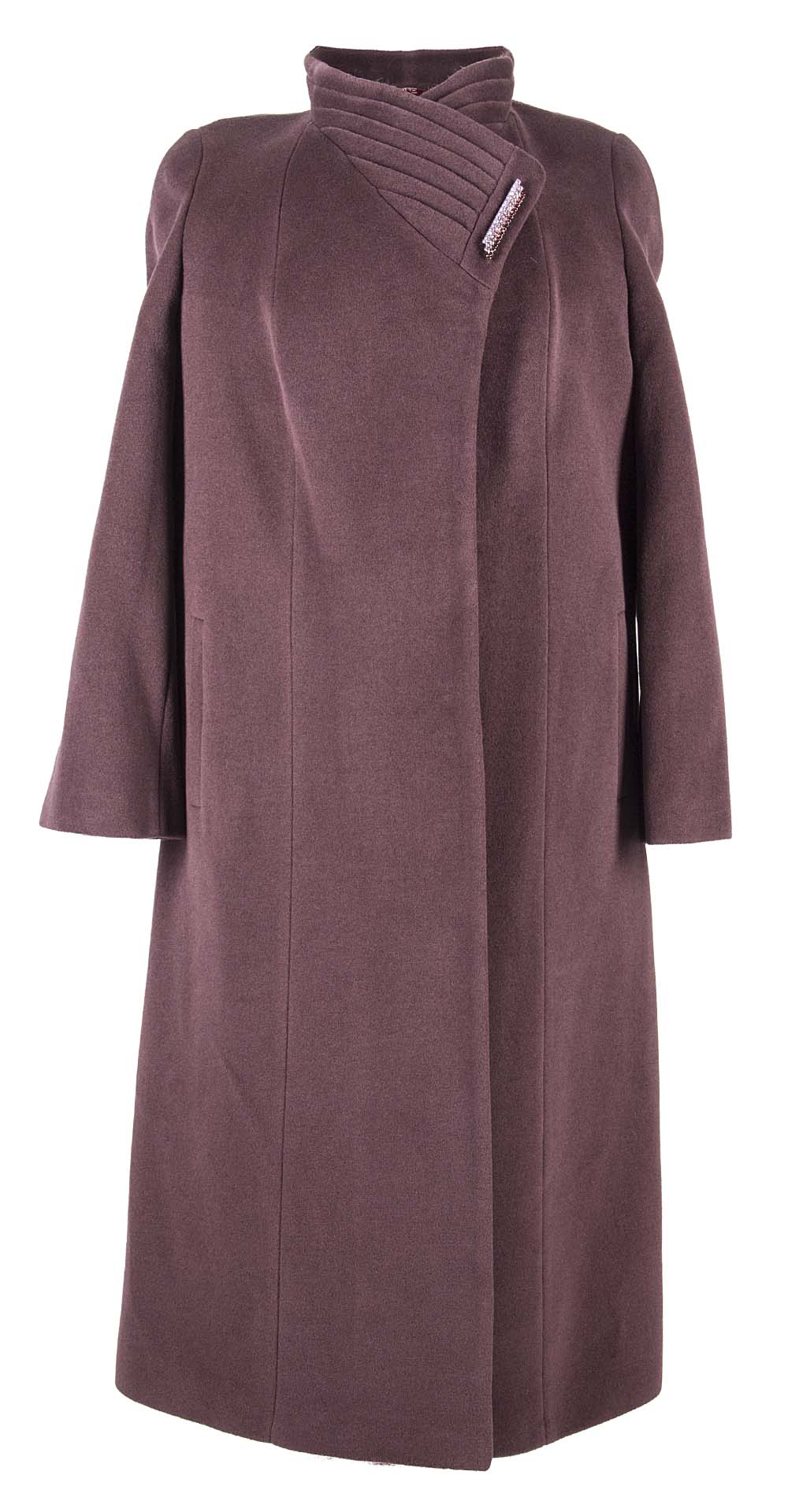 Пальто из шерсти, цвет: Слива - купить за 18700 в магазине - Гипермаркет меха