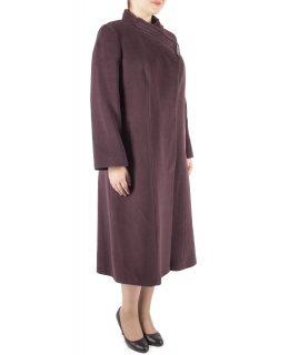 Пальто из шерсти, цвет: Слива - купить за 18700 в магазине - Гипермаркет меха