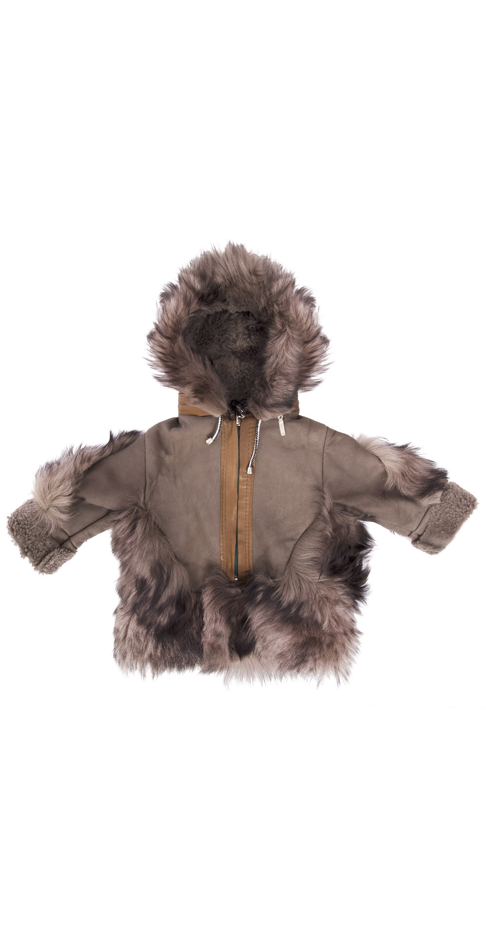 Пальто детское из овчины, цвет: Коричневый, отделка Тоскана - купить за 8700 в магазине - Гипермаркет меха