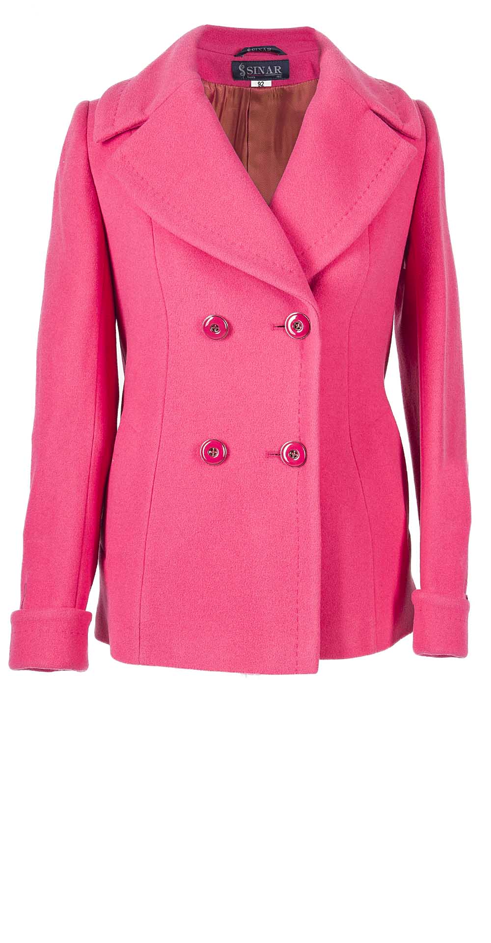 Пальто из шерсти, цвет: Малиновый - купить за 9600 в магазине - Гипермаркет меха