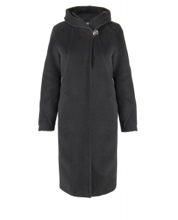 Пальто из шерсти, цвет: Чёрный - купить за 18900 в магазине - Гипермаркет меха