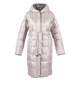 Пальто из полиэстера, цвет: Серый / Графит - купить за 8400 в магазине - Гипермаркет меха