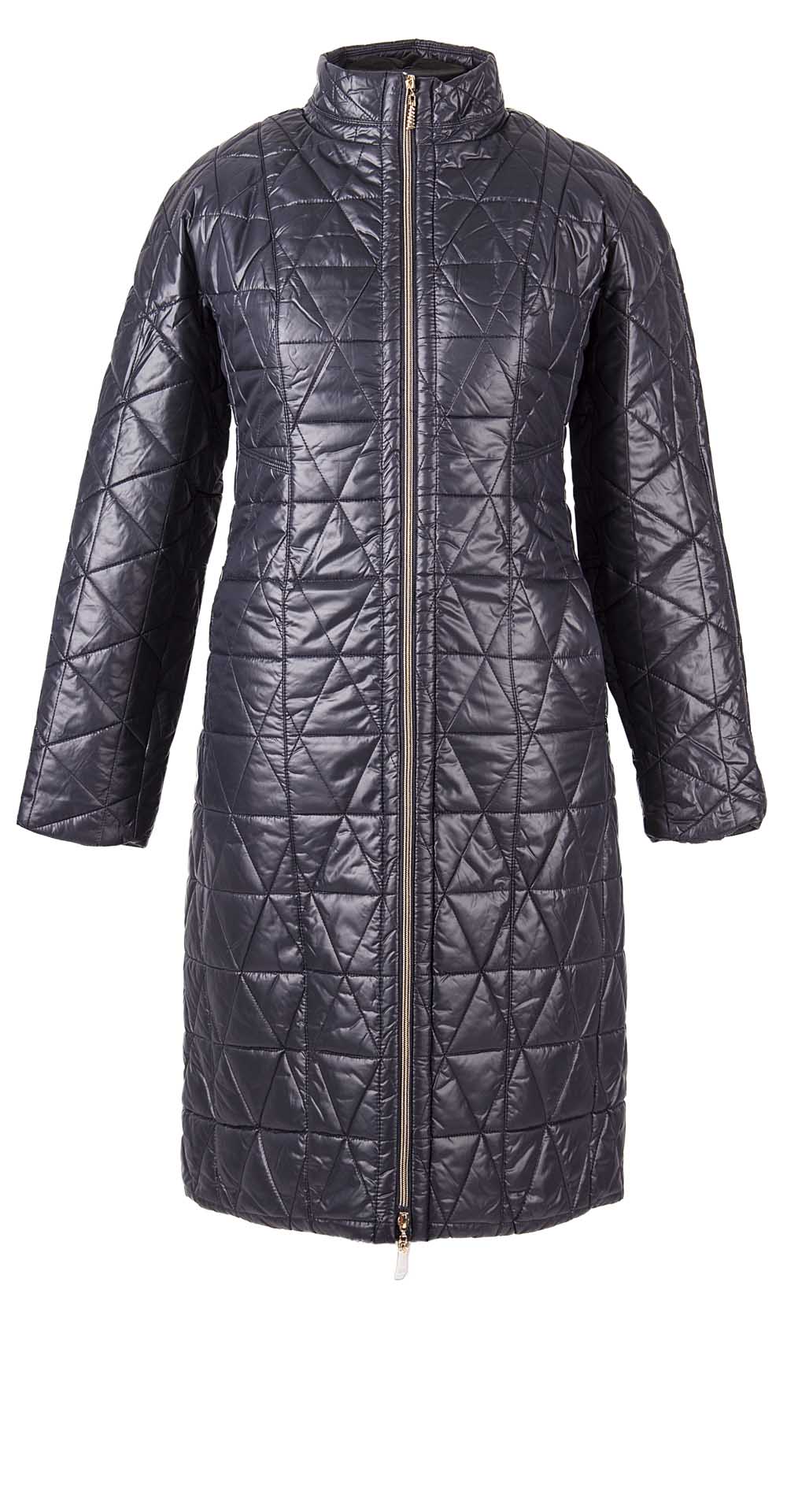 Пальто из полиэстера, цвет: Тёмно-синий - купить за 7800 в магазине - Гипермаркет меха