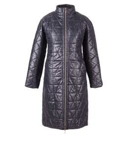 Пальто из полиэстера, цвет: Тёмно-синий - купить за 7800 в магазине - Гипермаркет меха