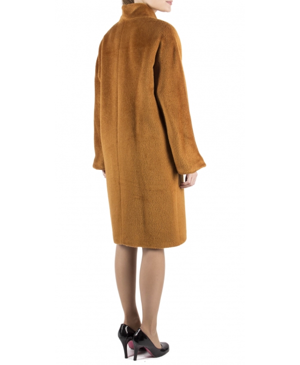 Пальто из шерсти, цвет: Светло-коричневый - купить за 16000 в магазине - Гипермаркет меха