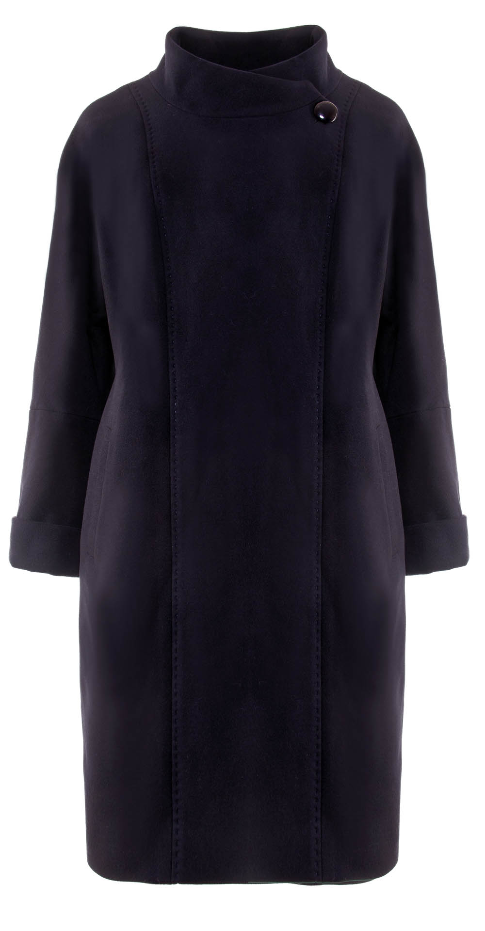 Пальто из шерсти, цвет: Синий - купить за 12800 в магазине - Гипермаркет меха