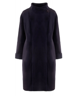 Пальто из шерсти, цвет: Синий - купить за 12800 в магазине - Гипермаркет меха