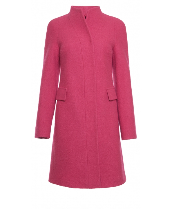 Пальто из шерсти, цвет: Розовый - купить за 12000 в магазине - Гипермаркет меха