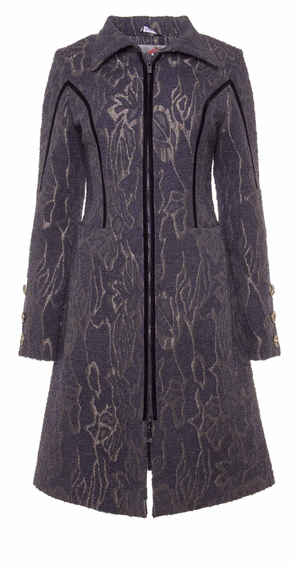 Пальто из текстиля, цвет: Золотой - купить за 4000 в магазине - Гипермаркет меха