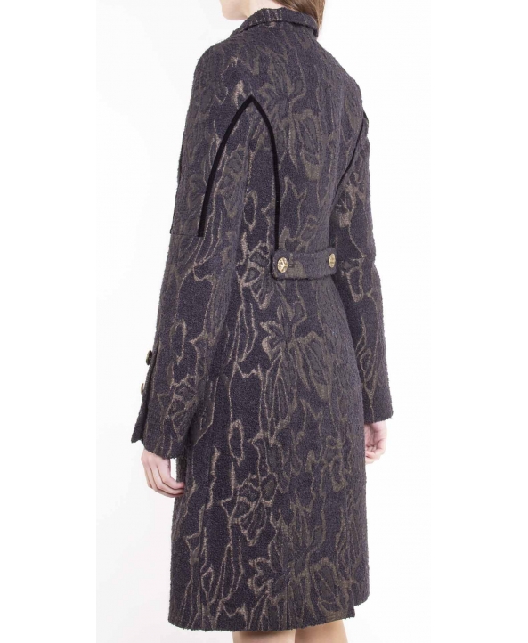Пальто из текстиля, цвет: Золотой - купить за 4000 в магазине - Гипермаркет меха