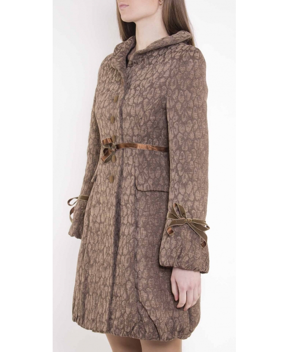 Пальто из текстиля, цвет: Бежевый - купить за 4200 в магазине - Гипермаркет меха