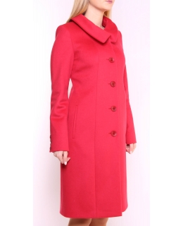 Пальто из шерсти, цвет: Красный - купить за 16300 в магазине - Гипермаркет меха