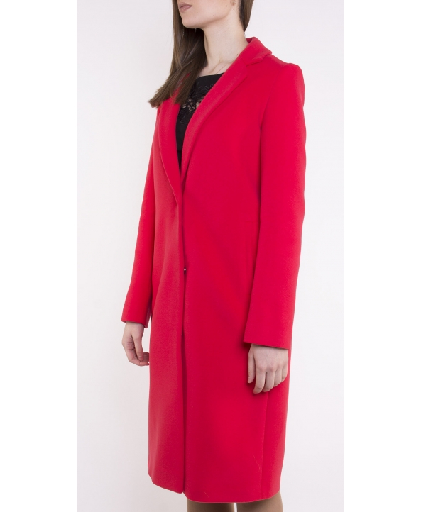 Пальто из шерсти, цвет: Коралловый - купить за 11400 в магазине - Гипермаркет меха